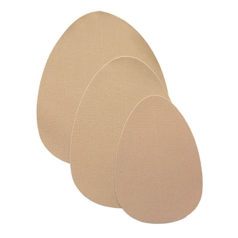 BYE-BRA - BRYSTFORSTORKENDE + 3 PAR SATIN BEIGE SKOPE F/H