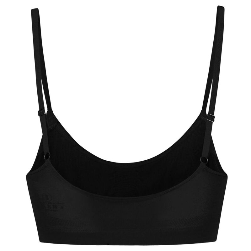 BYE-BRA - MEDIUM KONTROL-BH SØMLØS SORT STØRRELSE S