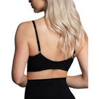 BYE-BRA - MEDIUM KONTROL-BH SØMLØS SORT STØRRELSE XXL