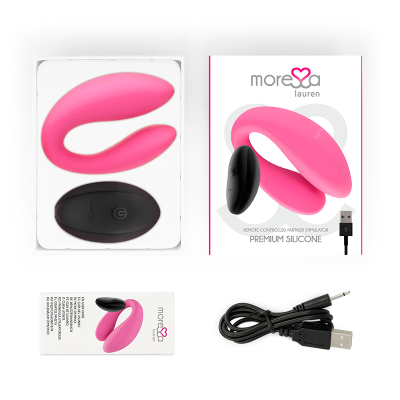 MORESSA - LAUREN FJERNBETJENINGSSTIMULATOR TIL PAR