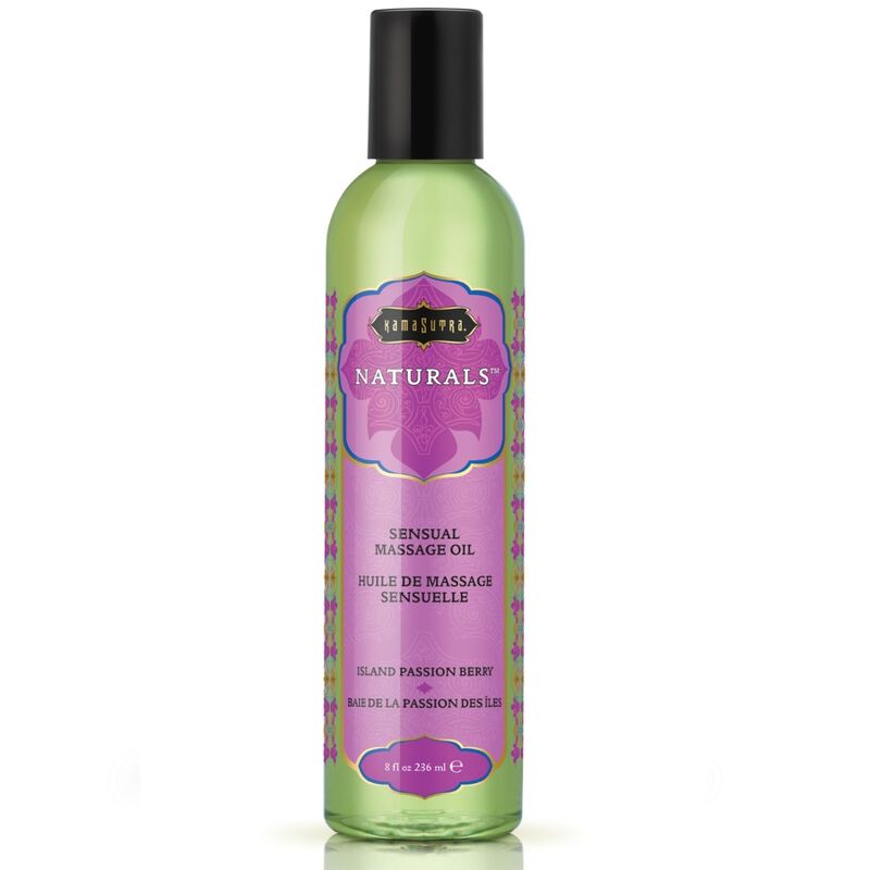 KAMASUTRA - NATURLIG MASSAGEOLIE PASSIONSBÆR 236 ML