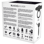 BLACK&SILVER - CAMERON FJERNBETJENING COCKRING WATCHME