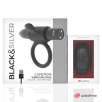 BLACK&SILVER - CAMERON FJERNBETJENING COCKRING WATCHME