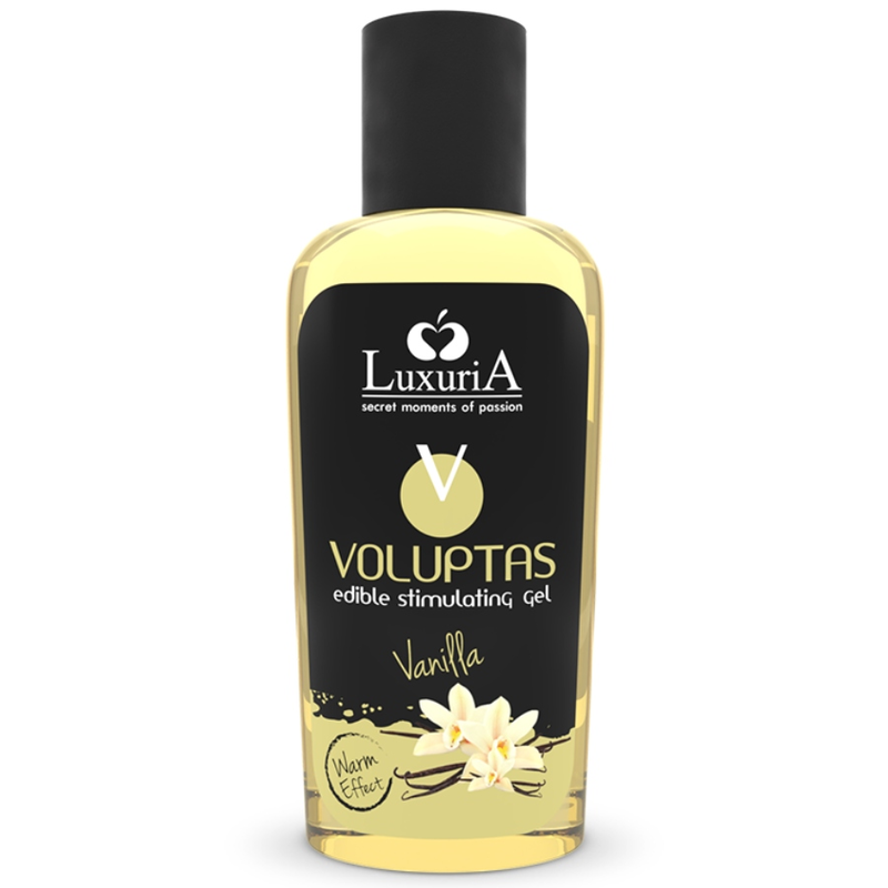 INTIMATELINE LUXURIA - VOLUPTAS EDIBLE MASSAGE GEL OPVARMENDE EFFEKT - VANILLE 100 ML