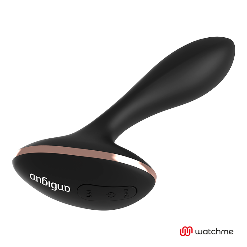 ANBIGUO - WATCHME FJERNBETJENING VIBRATOR ANALPLUG VERNET
