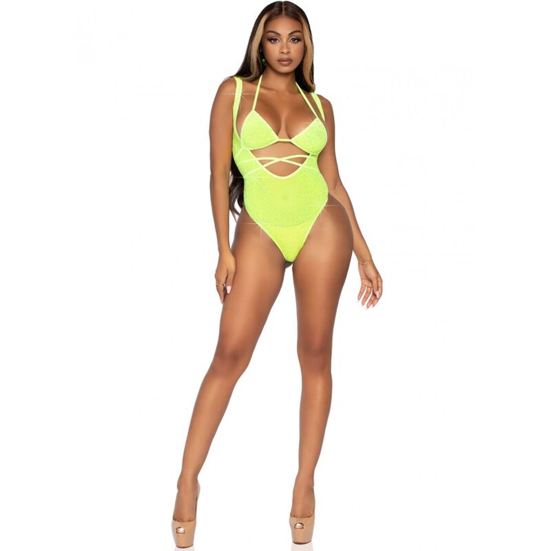 LEG AVENUE - BIKINITOP OG BODYSUIT ÉN STØRRELSE