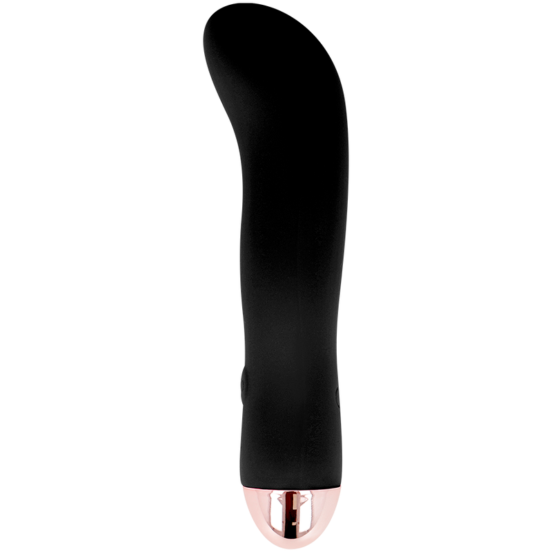 DOLCE VITA - GENOPLADELIG VIBRATOR TO SORT 7 HASTIGHEDER