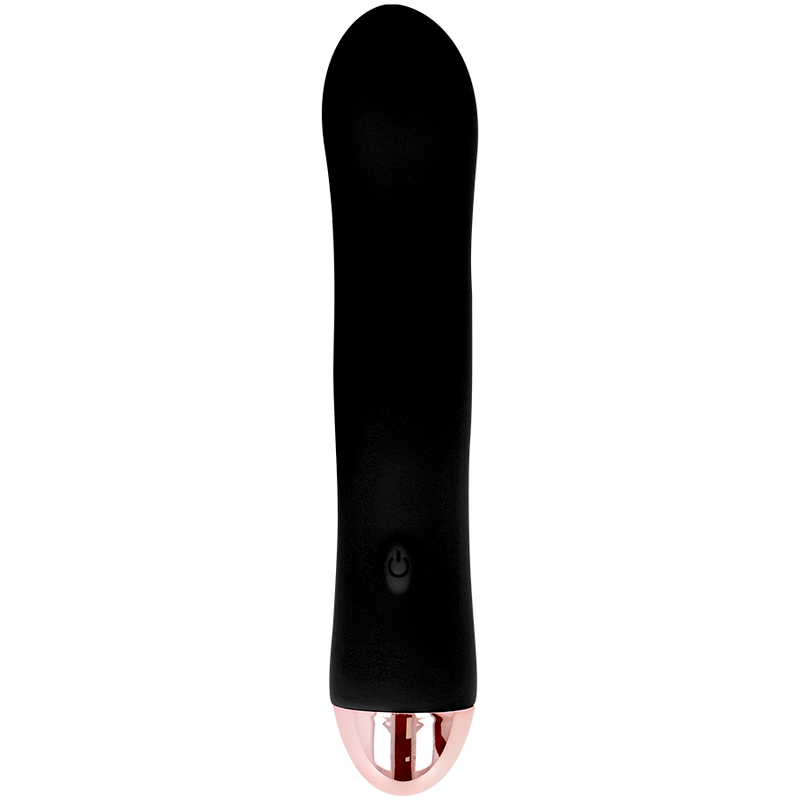 DOLCE VITA - GENOPLADELIG VIBRATOR TO SORT 7 HASTIGHEDER