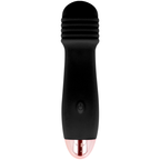DOLCE VITA - GENOPLADELIG VIBRATOR MED TRE SORT MED 7 HASTIGHEDER