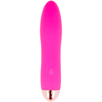 DOLCE VITA - GENOPLADELIG VIBRATOR MED FIRE LYSE OG 7 HASTIGHEDER