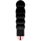 DOLCE VITA - GENOPLADELIG VIBRATOR SEKS SORT 7 HASTIGHEDER