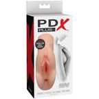 PDX PLUS - PERFEKT FISSE DOBBELT STRØK NATURLIG VAGINA OG ANUS MASTURBATOR