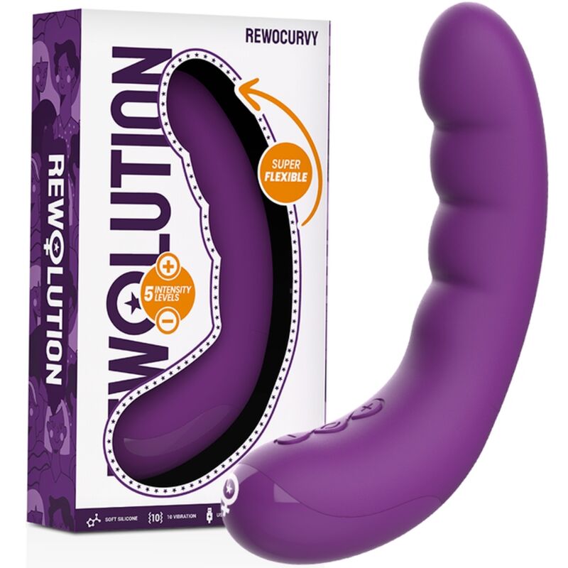REWOLUTION - REWOCURVY GENOPLADELIG FLEKSIBEL VIBRATOR