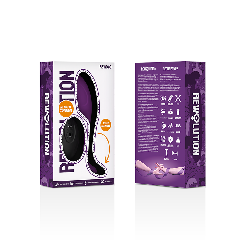 REWOLUTION - REWOVO ÆGVIBRATOR FJERNBETJENING