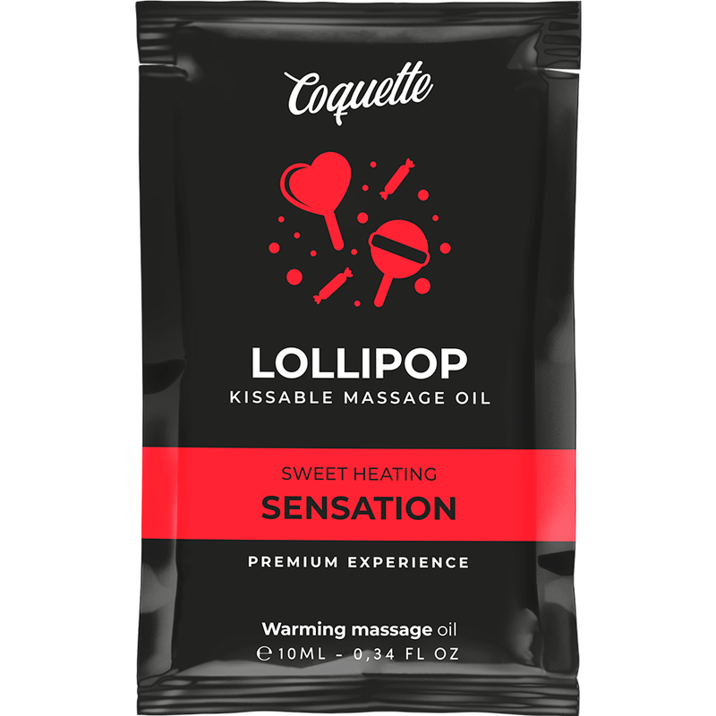 COQUETTE CHIC DESIRE - LOMMESLIKKEPILLE MED KYSSELIG MASSAGEOLIE OG VARMEFULD SENSATION 10 ML