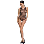 PASSION - KVINDE BS086 SORT BODYSTOCKING ÉN STØRRELSE