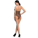PASSION - KVINDE BS087 SORT BODYSTOCKING ÉN STØRRELSE