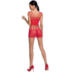 PASSION - KVINDE BS090 RØD BODYSTOCKING ÉN STØRRELSE