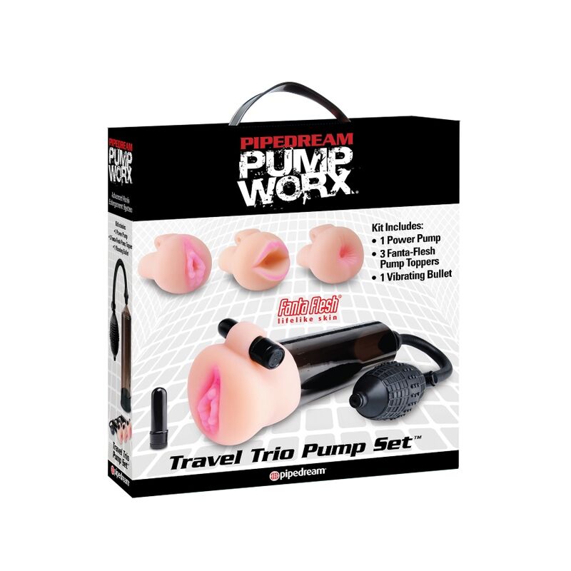 PUMP WORX - SUGEPUMPE MED MASURBATØR 