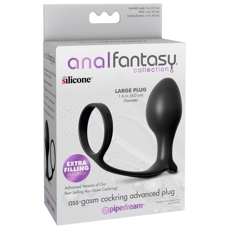 ANAL FANTASY - KOLLEKTION ASS-GASM AVANCERET RING MED ANALPLUG