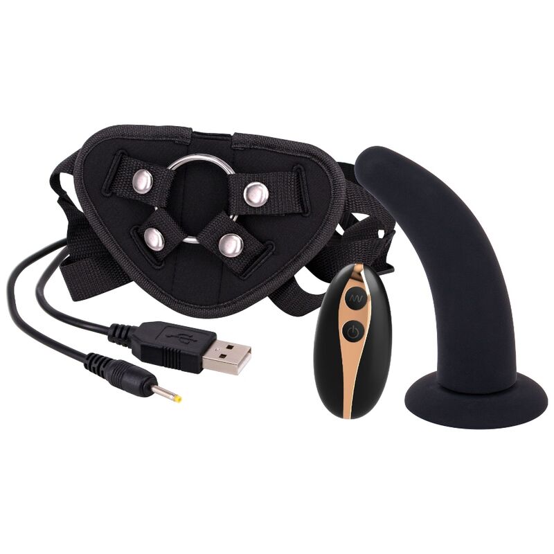 SEVEN CREATIONS - STRAP-ON SELE MED DILDO 125 CM