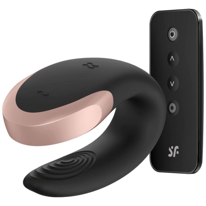 SATISFYER - DOUBLE LOVE LUXURY PARTNER VIBRATOR SORT
