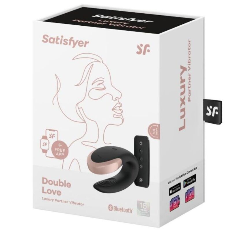 SATISFYER - DOUBLE LOVE LUXURY PARTNER VIBRATOR SORT