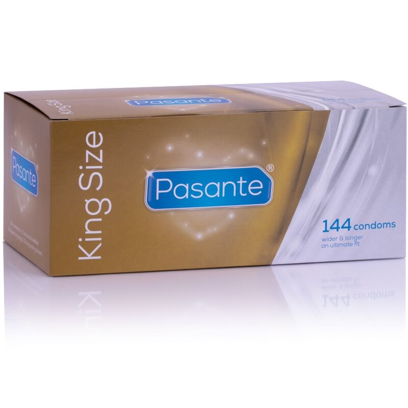 PASANTE - KONDOMER KING SIZE ÆSKE 144 ENHEDER