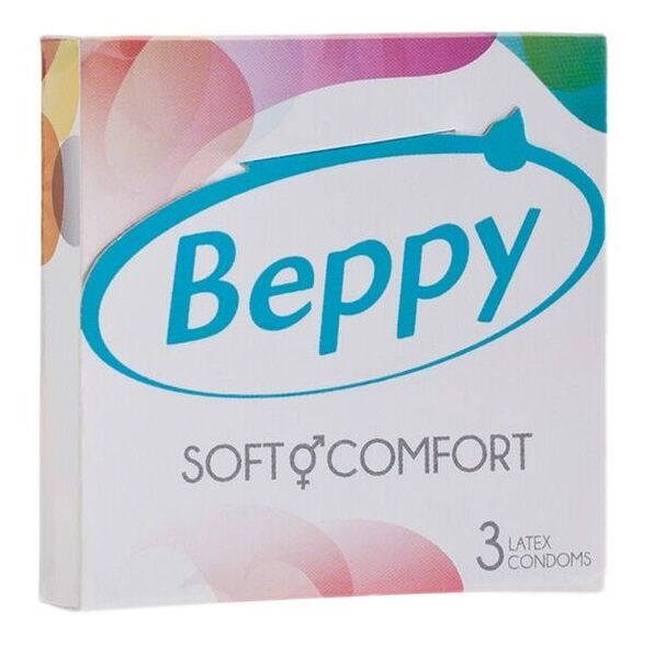 BEPPY - BLØDE OG KOMFORT 3 KONDOMER
