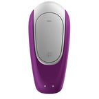 SATISFYER - DOUBLE SJOV PARTNER VIBRATOR LILLA