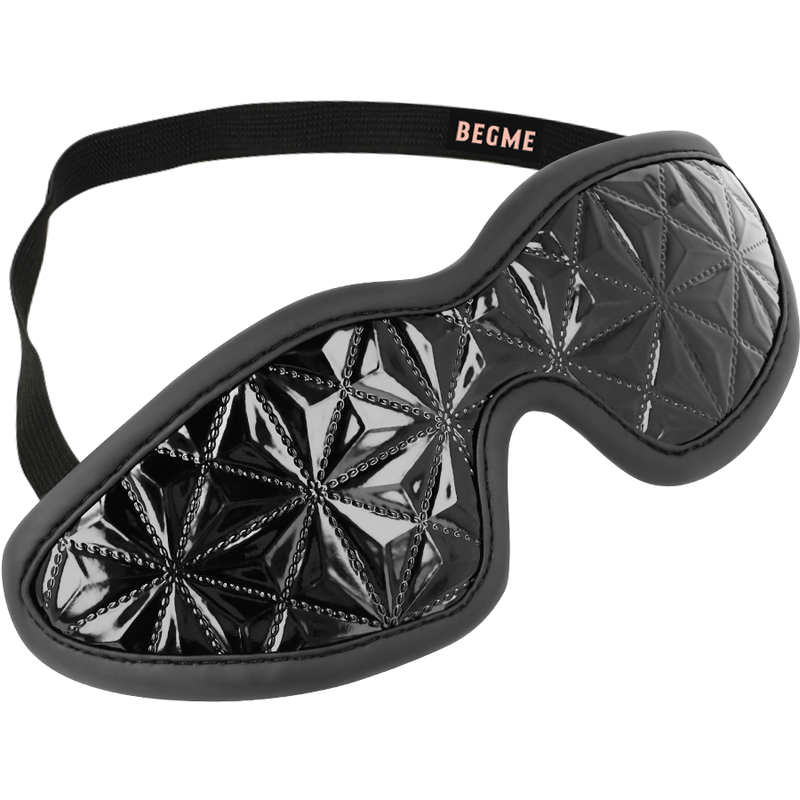 BEGME - SORT UDGAVE PREMIUM BLINDMASKE MED NEOPRENFOR