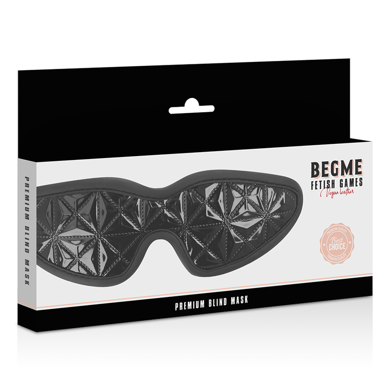 BEGME - SORT UDGAVE PREMIUM BLINDMASKE MED NEOPRENFOR