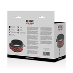 BEGME - RED EDITION PREMIUM VEGANSK LÆDERHALSVÆRK MED NEOPRENFOR