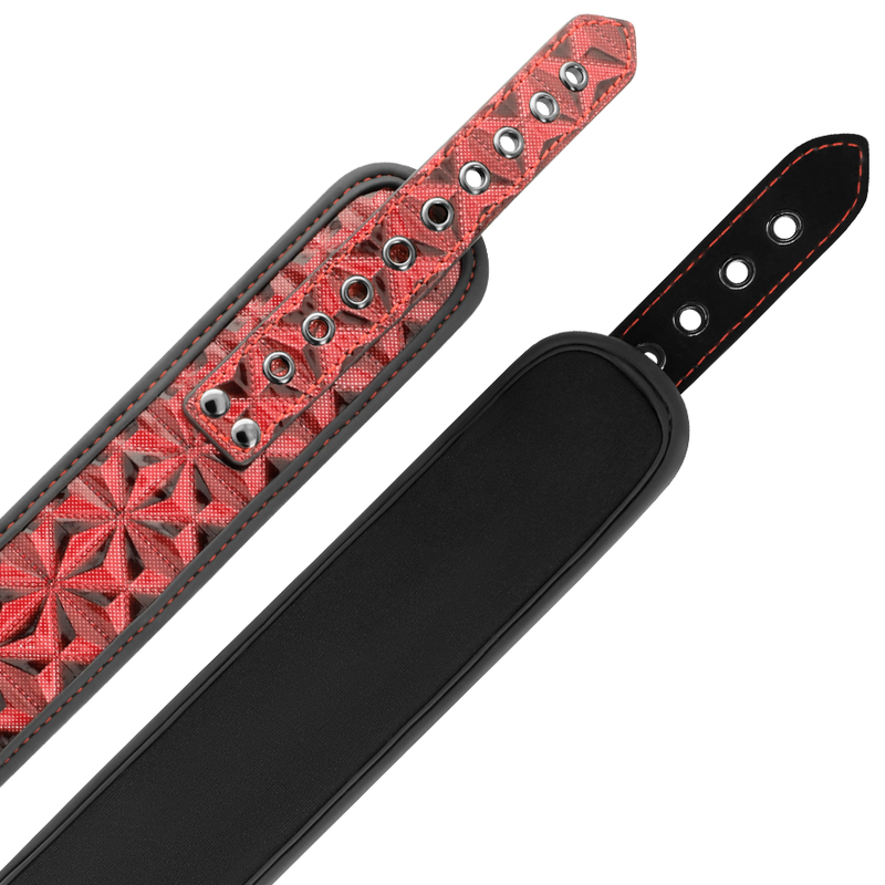 BEGME - RED EDITION HALSBÅND MED BRØDESTRYKKE MED NEOPRENFOR