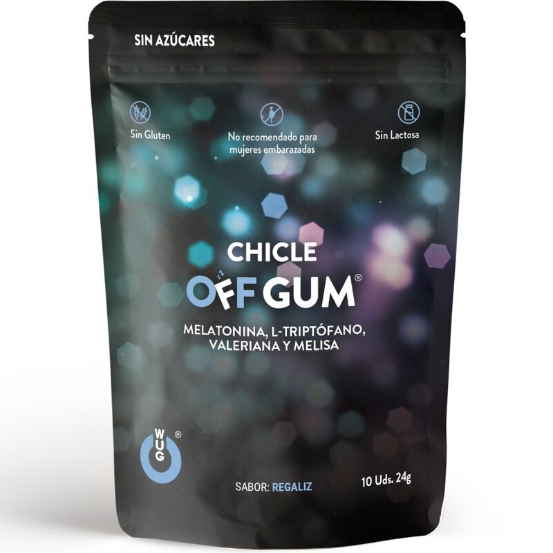 WUG GUM - AF VALERIAN, TRYPTOPHAN, CITRONMELISE OG MELATONIN 10 ENHEDER