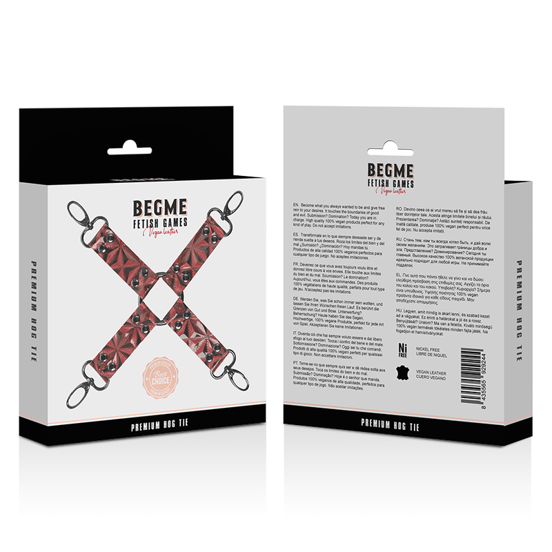 BEGME - RED EDITION PREMIUM VEGANSK LÆDER SVINESLIPS