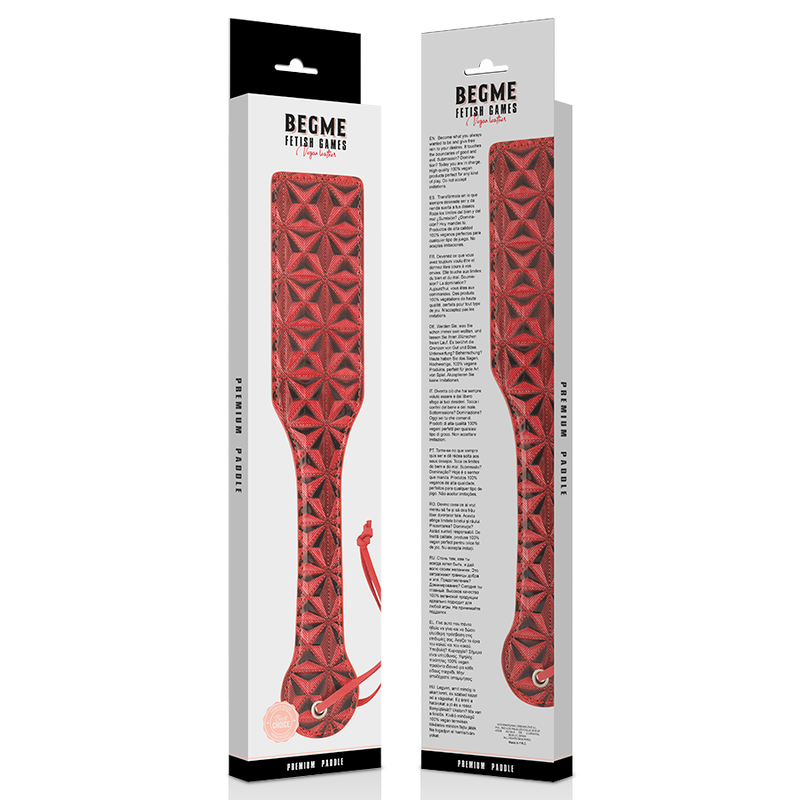 BEGME - RED EDITION VEGANSK LÆDERSKOVL