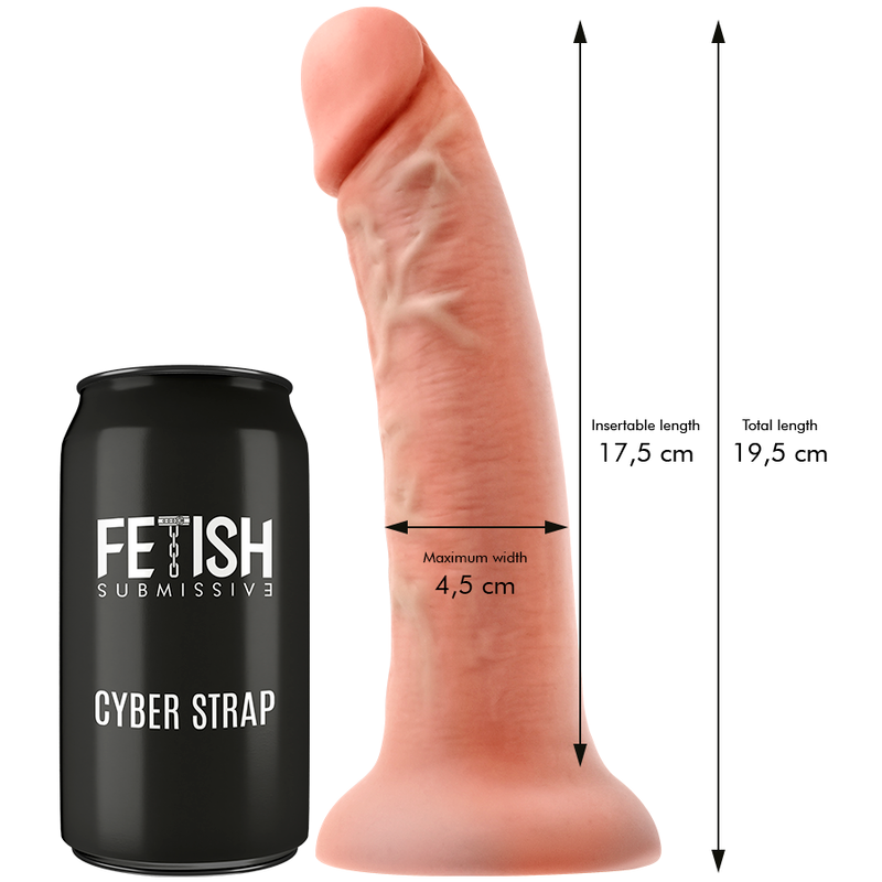 FETISH UNDERSODIG CYBER STRAP - SELE MED FJERNBETJENING DILDO WATCHME M TEKNOLOGI