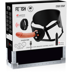 FETISH UNDERSODIG CYBER STRAP - SELE MED DILDO OG KUGLEFJERNBETJENING WATCHME M-TEKNOLOGI