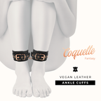 COQUETTE CHIC DESIRE - FANTASY ANKELMANCHETTER MED NEOPRENFOR