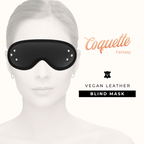 COQUETTE CHIC DESIRE - FANTASY VEGANSK LÆDERBLIMMASKE MED NEOPRENFOR