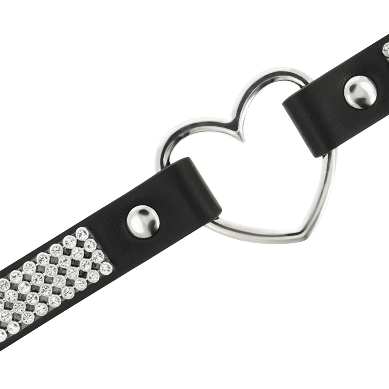 COQUETTE CHIC DESIRE - VEGANSK LÆDERCHOKER MED HJERTE