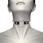 COQUETTE CHIC DESIRE - VEGANSK LÆDERCHOKER MED HJERTE