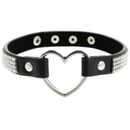COQUETTE CHIC DESIRE - VEGANSK LÆDERCHOKER MED HJERTE