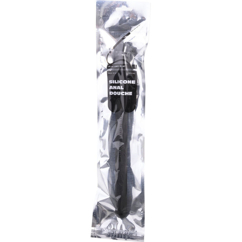 ALL BLACK - ANALBRUSESILIKONE 27 CM