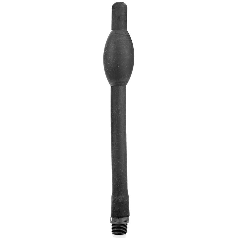 ALL BLACK - ANALBRUS MED SILIKONE 27 CM