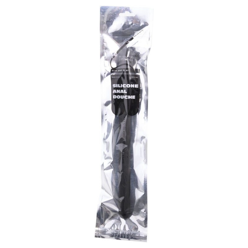 ALL BLACK - ANALBRUS MED SILIKONE 27 CM