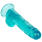 CALEXOTICS - STØRRELSE QUEEN DILDO BLÅ 20,3 CM