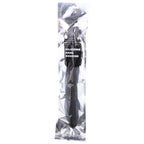 ALL BLACK - RIFLETTET ANALBRUSESILIKONE 27 CM