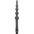 ALL BLACK - PERLEBRUSER ANAL SILIKONE 27 CM